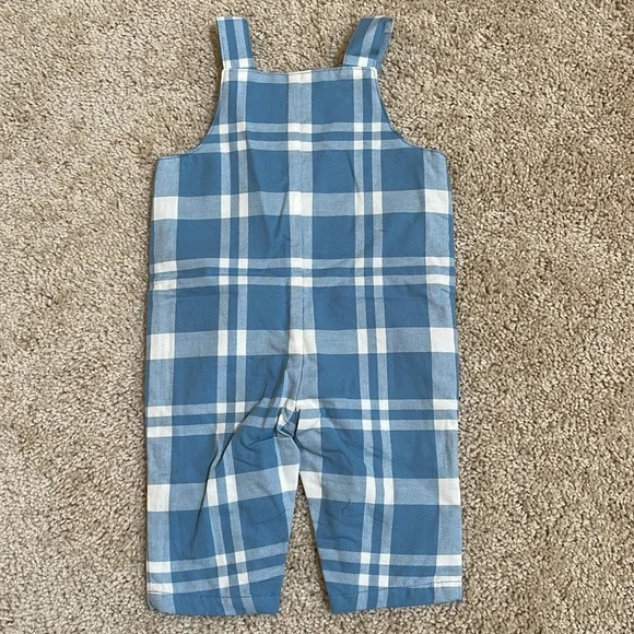 Janie & Jack - Blue & White Romper 0-3mo - Picture 4 of 6